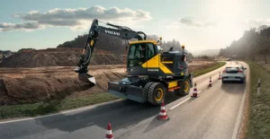 بیل مکانیکی چرخ لاستیکی